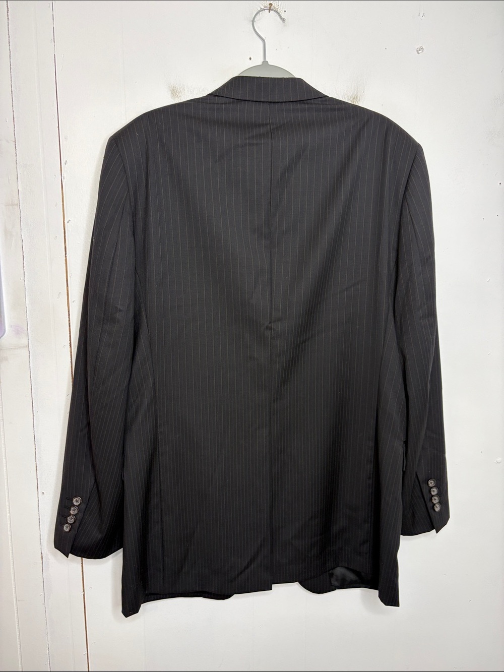 Ralph Lauren Blazer Mens 42 L Wool Black Sport Coat Work Business Professional - Picture 2 of 8